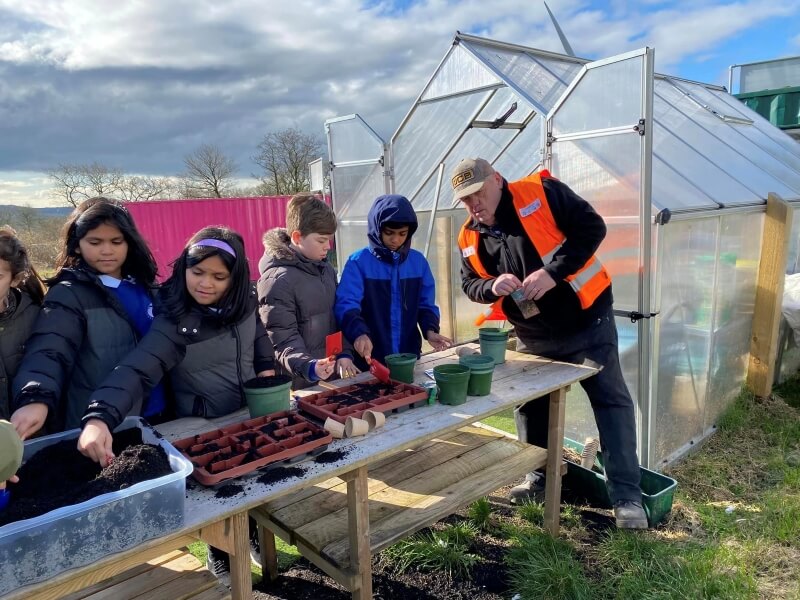 Children learning at CWM